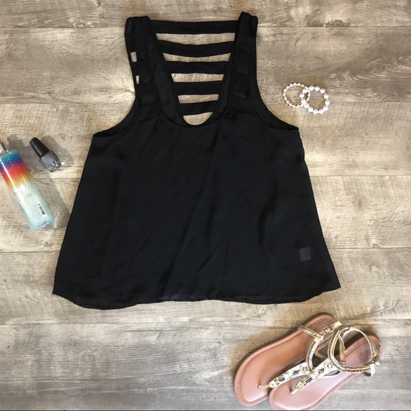 Material Girl Tops - Material girl size S cross back tank top